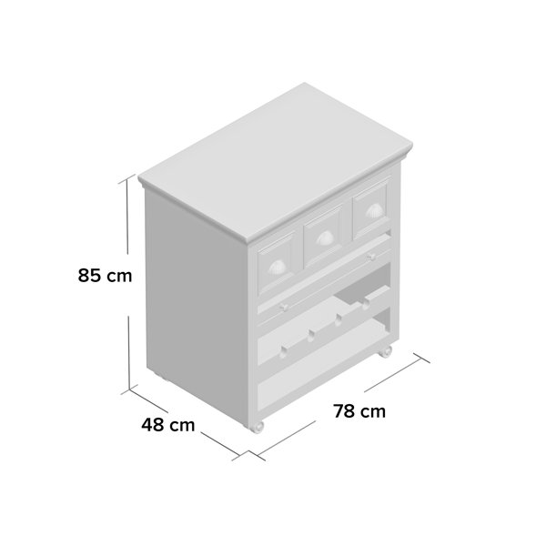 Sommerallee Küchenwagen & Bewertungen | Wayfair.de